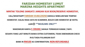 Faridah Homestay Marina Heights Lumut, Lumut